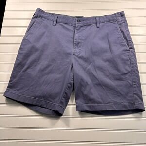 Nautica Deckshort Classic Fit Shorts Mens 36 (FITS 38) Slate Blue Purple Stretch